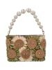 gaya Women Handbag in Beige Green