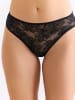 Erlich Textil  SLEEK LACE SLIP in schwarz