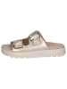 Caprice Pantolette in PLATIN METAL.