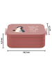 Mr. & Mrs. Panda Bento Box Pinguin Marienkäfer Motiv mit Spruch in Rot Pastell