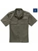 Brandit Hemd "Us Shirt Short Sleeve" in Grün