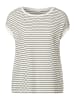 Street One 'Shirt mit welligen Streifen' Weiß