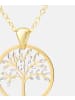 Vanlere Halskette mit Anhänger aus 375 Gelbgold