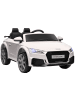HOMCOM 12V Audi TT RS Kinderauto Weiß