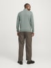 Jack & Jones Strickjacke mit Viertelreißverschluss in Iceberg Green