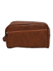 5five Simply Smart Kulturtasche für Männer in Braun, 24 x 14 x 11 cm