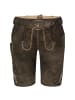 Spieth & Wensky Lederhose Everest in dunkelbraun
