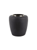 Present Time Vase Dex - Schwarz - 33x33x35.5cm