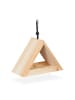 relaxdays Vogelhaus in Natur - (B)23,5x (H)16 x (T)12 cm