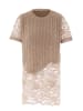 lurea Damen Strickpullover in Taupe