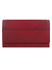 Greenburry Destressed Geldbörse RFID Schutz Leder 18.5 cm in deep red