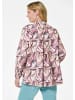 GOLDNER Druckbluse in rosé / gemustert