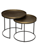Atmosphera Créateur d'intérieur Kaffeetische-Set in gold