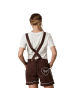 tectake Lederhose Weißensee in braun