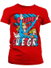 DC Super Heroes Shirt in Rot