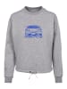 F4NT4STIC Oversize Sweatshirt Retro Car Oversize Japanese Streetstyle in grau meliert