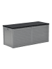 GMD Living Outdoor Kissenbox "PRIMO BLACK" 490 l wasserdicht in Farbe Grau - Schwarz