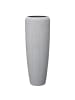 GILDE Vase "Bigio" in Grau - H. 75 cm