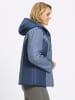 Sieh an! Steppjacke in jeansblau-ecru-bedruckt