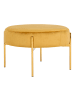 ebuy24 Hocker Amadora Gelb 61 x 61 cm