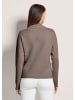 MADELEINE Kaschmir-Pullover mit Pointelle-Muster in cappuccino