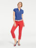Heine Kurzarm-Bluse in royalblau