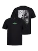 JP1880 Kurzarm T-Shirt in schwarz