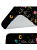 Mr. & Mrs. Panda Badteppich Magische Welt mit Spruch in Bunt