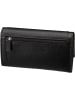 Bugatti Geldbörse Sina Ladies Long Wallet With Flap in Schwarz