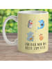 Mr. & Mrs. Panda Kindertasse Big Einheit mit Spruch in Gelb Pastell