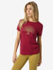 super.natural Merino T-Shirt W TREE OF KNOWLEDGE TEE in rot