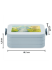 Mr. & Mrs. Panda Lunch Box Elefant Seifenblasen Design mit Spruch in Blau Pastell