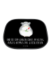 Mr. & Mrs. Panda Sonnenblende Auto Chinchilla Blume mit Spruch in Schwarz