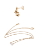 faina Women Jewelry Set in rose gold white