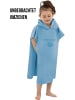 normani Kinder Badeponcho aus Mikrofaser Manati in Blau