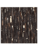 Beliani Kurzflor ARTVIN in Braun/Schwarz/Gold - (W) 200 x (H) 0.5 x (L) 200 cm