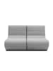58 aufm Kessel GARTENLOUNGE Set 1 Boudicca 146x80x102 mit Outdoorbezug in silber