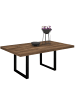 58 aufm Kessel ESSTISCH Elgin 3 175x80x100 Metall+Holzwerkstoff Schwarz/Zinneiche