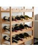 relaxdays Weinregal in Natur - (B)45 x (H)73 x (T)23,5 cm