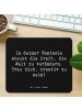 Mr. & Mrs. Panda Maus-Pad Spruch Die Freude an der Kreativität e... in Schwarz