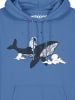 wat? Apparel Sweatshirt Spacewhale in Bright Blue