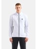 EA7 Sweatjacke in weiss