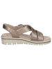 Caprice Sandale in TAUPE METALLIC