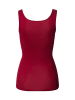 Hanro Tank Top Cotton Seamless in red dahlia