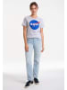 Logoshirt T-Shirt Nasa in grau-meliert