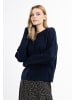 DreiMaster Damen Strick Pullover in Marine