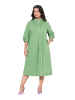 Ulla Popken Midikleid in erbse