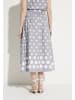 More & More ausgestellter Maxi-Punkterock in grey/offwhite