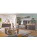 Inn.Furn Sideboard Eiche, grau 200 cm, Kommode mit Soft-Close, Wohn- und Esszimmermöbel