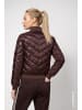 monari Jacke mit Neopren und Stehkragen in Black Coffee